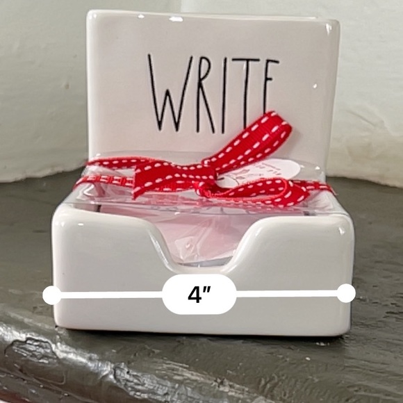 Rae Dunn WRITE Pen/Note Holder - Picture 13 of 13